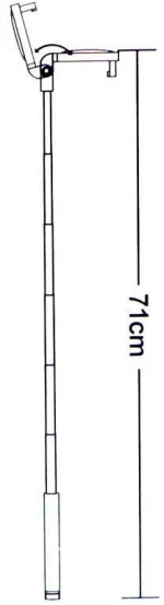 Selfie Stick MONOPOD EARLDOM WITH JACK CABLE  71CM BLACK ET-ZP12