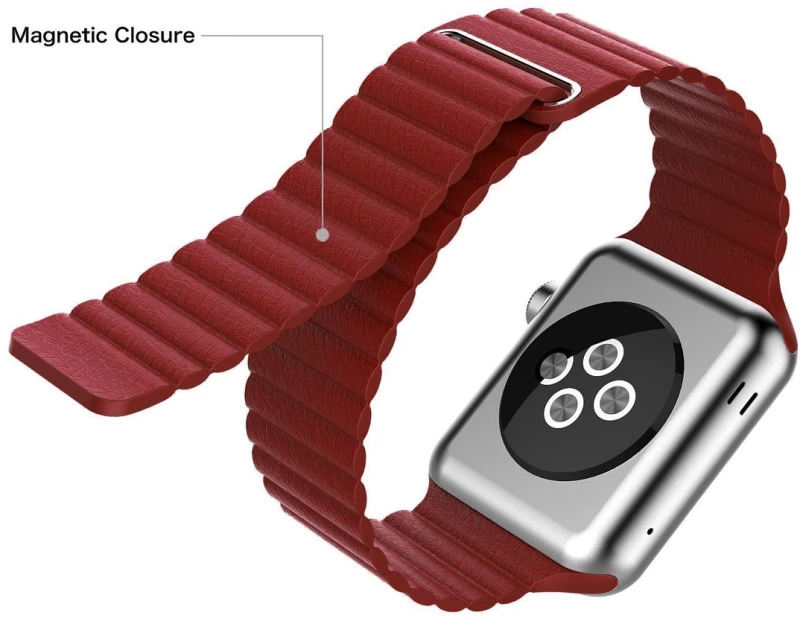 COTEetCI magnet watchband για Apple Watch 38-40-41mm red WH5205-RD