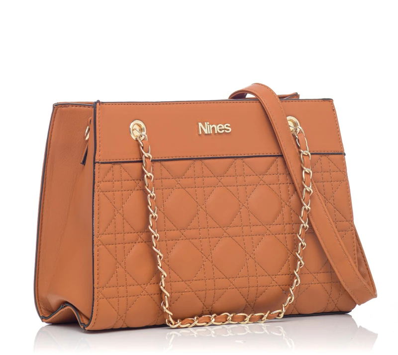 ΤΣΑΝΤΑ ΓΥΝΑΙΚΕΙΑ 2 ΣΕ 1 ΧΕΙΡΟΣ NINES 23823_ΚΑΦΕ