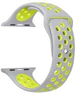 OEM Silicone Band for Apple Watch 42-44-45mm (Grey/Yellow) 111.0214