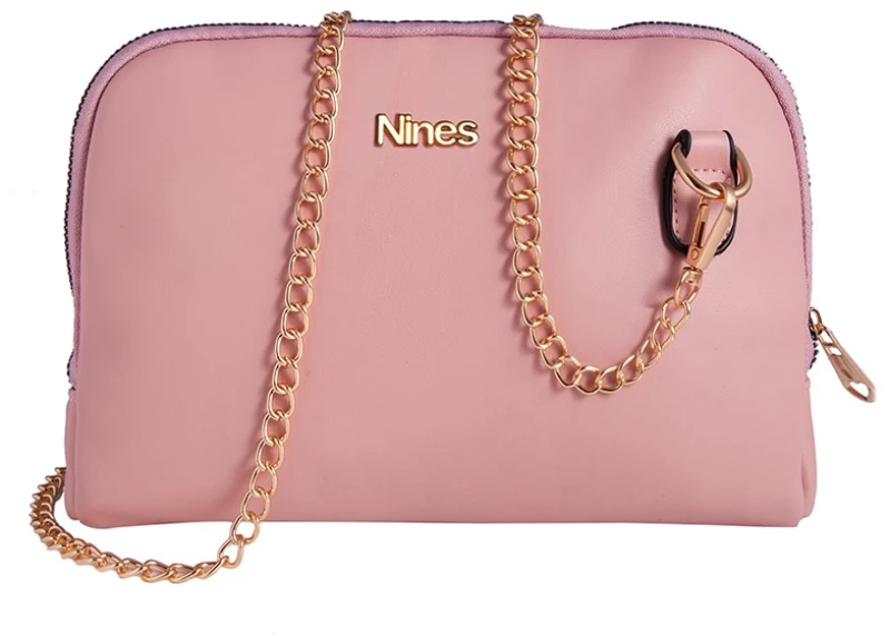 NINES ΧΙΑΣΤΙ ΤΣΑΝΤΑΚΙ ΜΕ ΑΛΥΣΙΔΑ 19028L9_BABY PINK