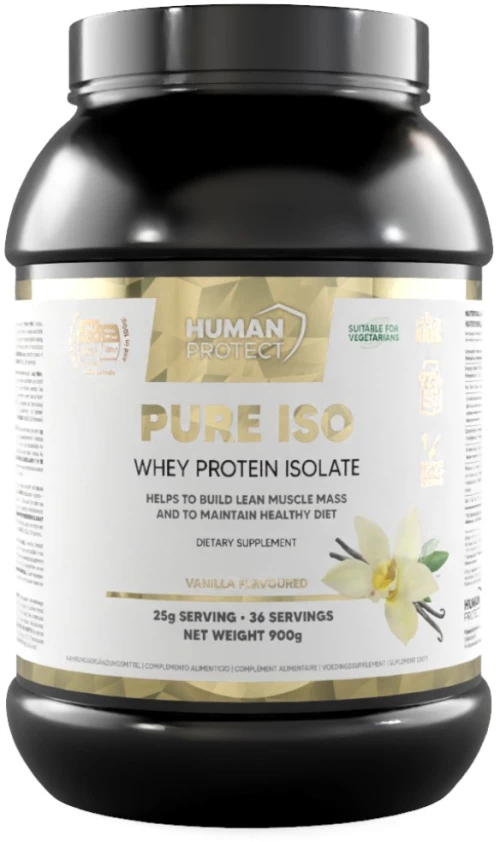 Human Protect Pure Iso | Whey Protein Isolate [900 Γραμμάρια] Βανίλια