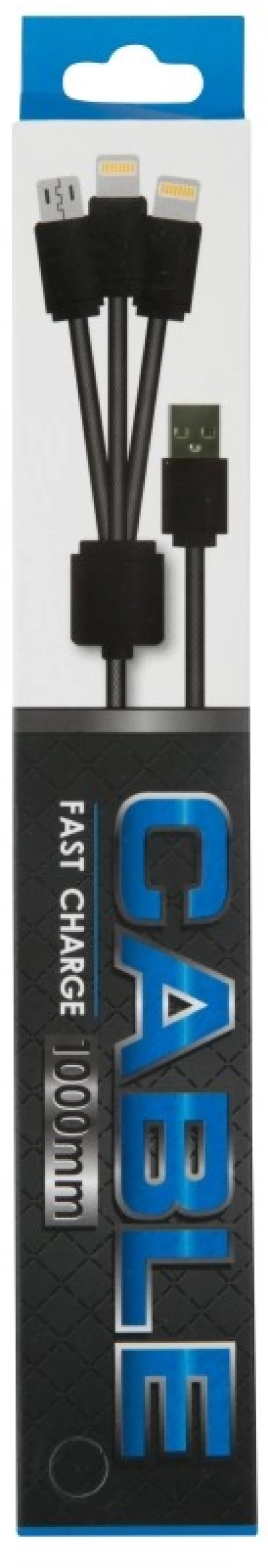 Καλώδιο Φόρτισης/ Μεταφοράς Δεδομένων για iPhone,Smartphone Γκρι 1.0 Μ 3856 OEM