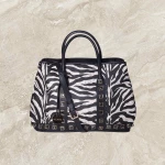 V-store Τσάντα Χειρός Animal Print 19870 + ΔΩΡΟ Nécessaire_ΜΑΥΡΟ