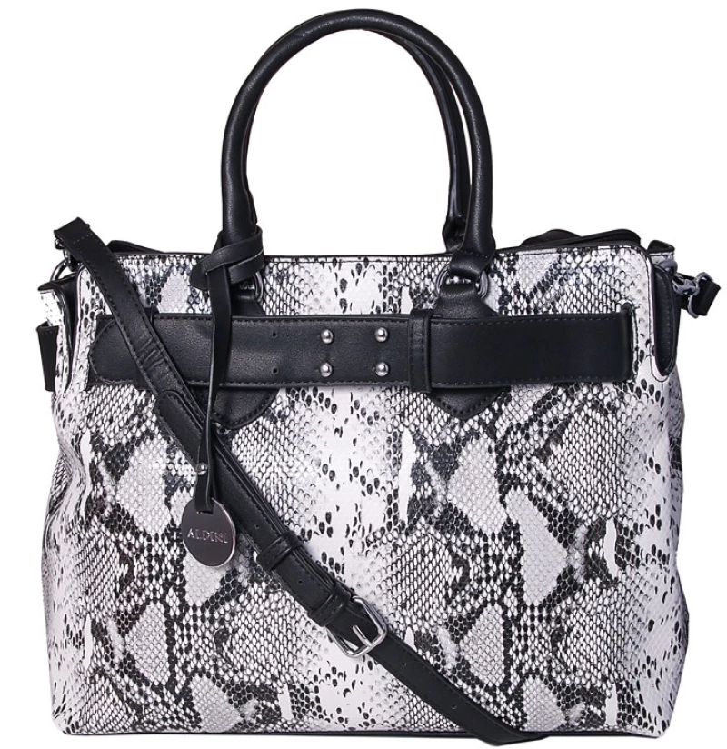 V-store Τσάντα Χειρός Animal Print 198602 + ΔΩΡΟ Nécessaire_ΜΑΥΡΟ