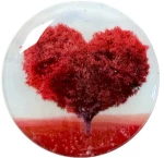 112.0116 POP HOLDER HEART SHAPED TREE