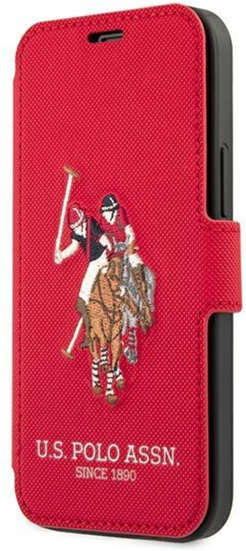 US Polo USFLBKP12SPUGFLRE iPhone 12 mini 5.4 red / red book Polo Embroidery Collection