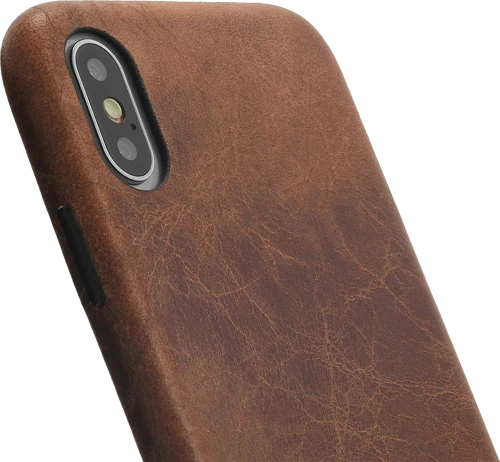 Minim (MM-10120) Minim Backcover - Brown, Apple iPhone X/XS
