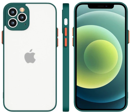 Milky Case Silicone Flexible Translucent Case for Xiaomi Redmi 9T Dark Green