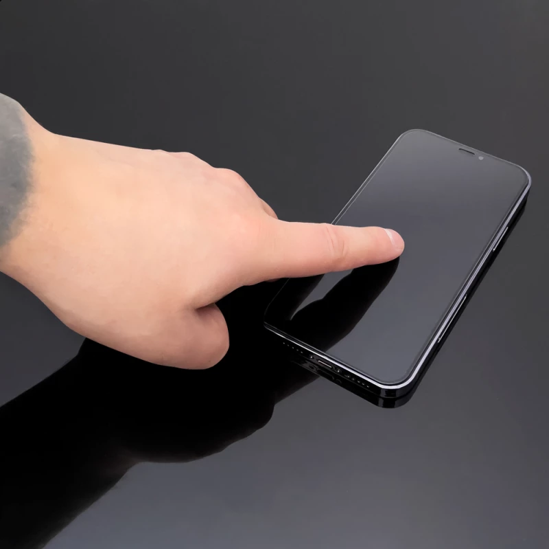 Wozinsky Tempered Glass Full Glue Super Tough Screen Protector Full Coveraged with Frame Case Friendly for Oppo A15s / A15 black