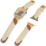 Strap Moro Band For Apple Watch 7 / SE / 5/4/3/2 (41mm / 40mm / 38mm) Silicone Strap Watch Bracelet Pattern 1