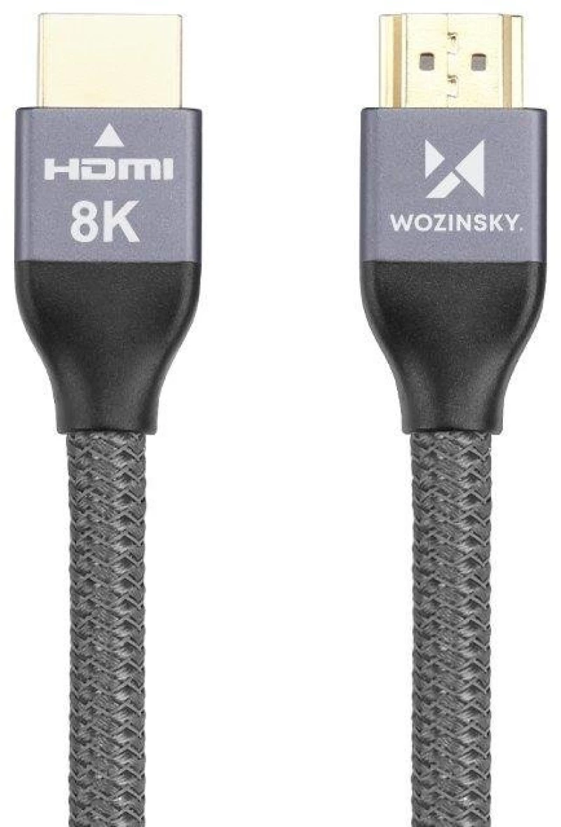 Wozinsky HDMI cable 2.1  8K 60 Hz 48 Gbps / 4K 120 Hz / 2K 144 Hz 1m silver (WHDMI-10)