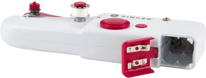 SINGER Stitch Sew Quick Mini mechanical sewing machine AA Battery White