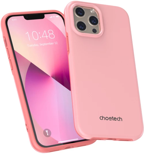 Choetech MFM Anti-drop case Made For MagSafe for iPhone 13 Pro Max pink (PC0114-MFM-PK)