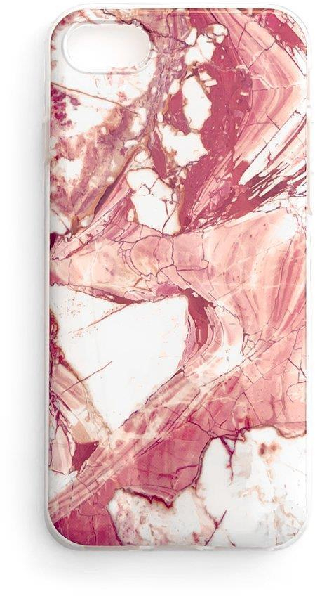 Wozinsky Marble TPU cover gel marble for Samsung Galaxy A73 pink