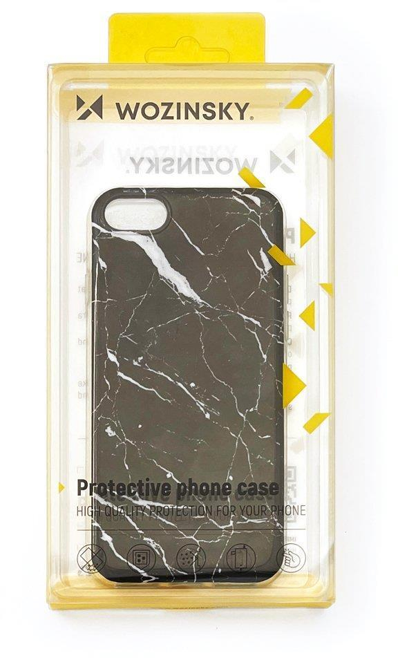 Wozinsky Marble TPU cover gel marble for Samsung Galaxy A73 pink