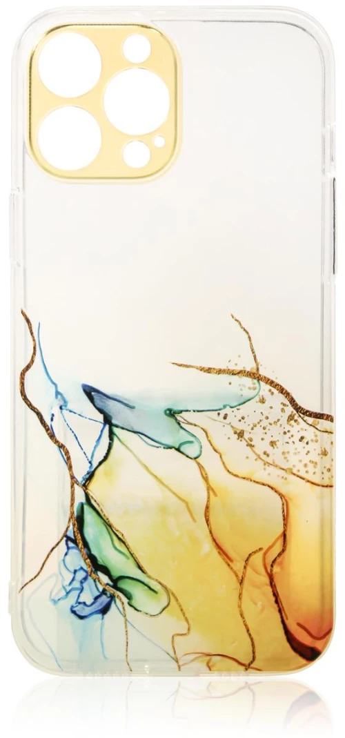 Marble Case Cover for Xiaomi Redmi Note 11 Pro Gel Cover Orange Marble