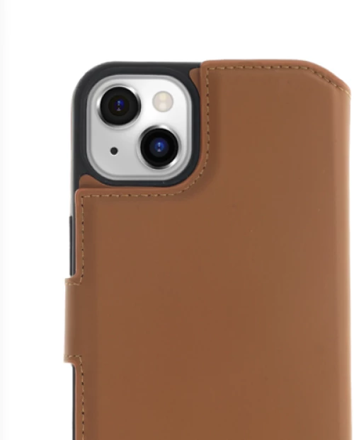 Minim (MM-10403) Minim 2 in 1 Wallet Case - Light Brown, Apple iPhone 14 Plus