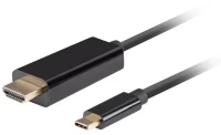 LANBERG CABLE USB-C(M)->HDMI(M) 3M 4K 60HZ BLACK