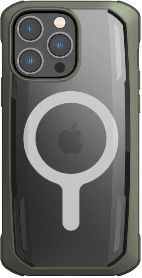 Raptic X-Doria Secure Case iPhone 14 Pro with MagSafe armored cover green
