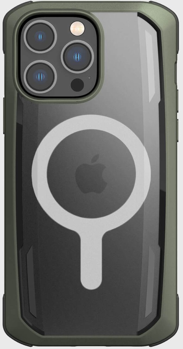 Raptic X-Doria Secure Case iPhone 14 Pro with MagSafe armored cover green