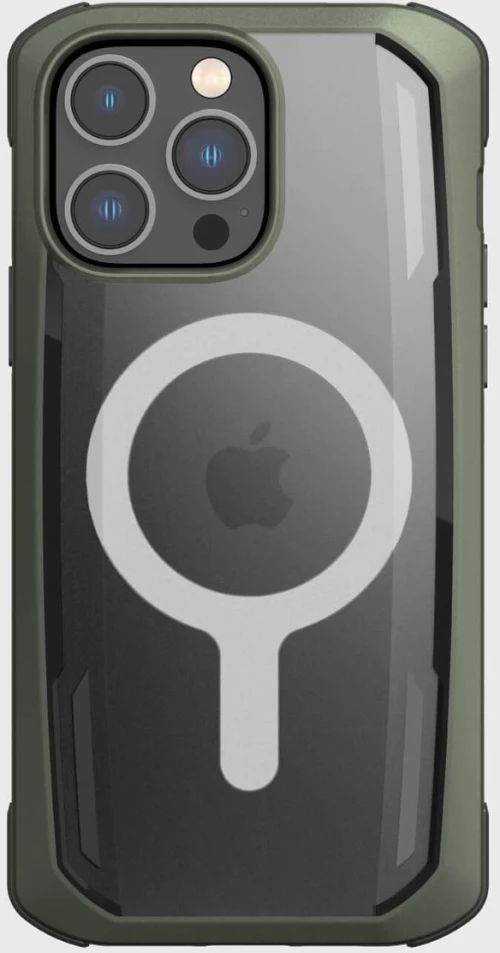 Raptic X-Doria Secure Case iPhone 14 Pro with MagSafe armored cover green