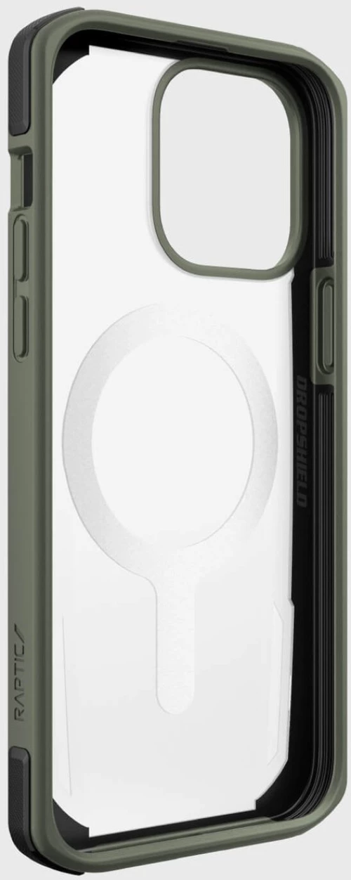 Raptic X-Doria Secure Case iPhone 14 Pro with MagSafe armored cover green