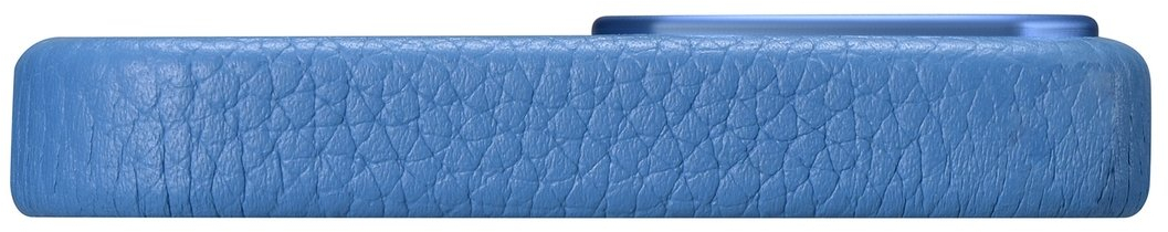 iCarer Litchi Premium Leather Case iPhone 14 Pro Max Magnetic Leather Case with MagSafe Light Blue (WMI14220712-LB)