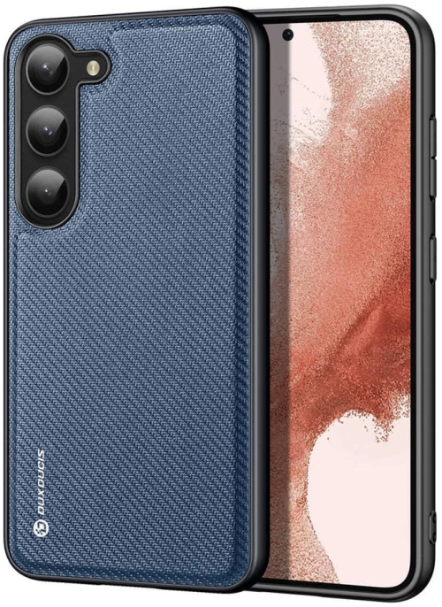 Dux Ducis Fino case Samsung Galaxy S23+ cover with silicone frame blue