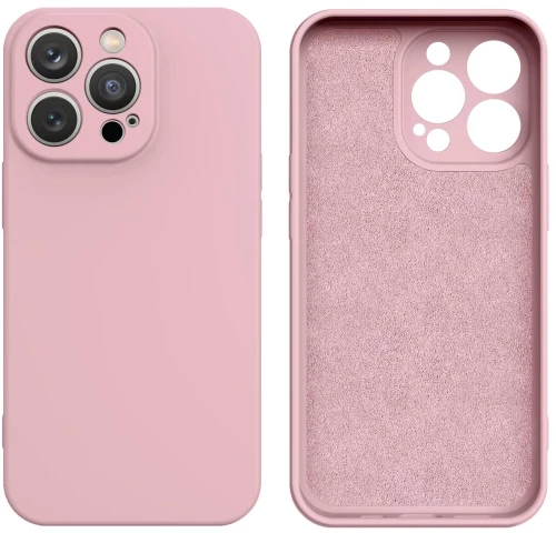 Silicone case case for iPhone 14 Plus silicone cover pink