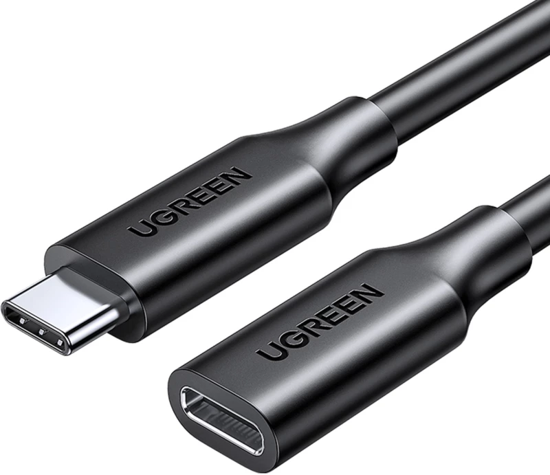 Ugreen cable extension adapter USB C (male) - USB C (female) 100W 10Gb/s 1m black