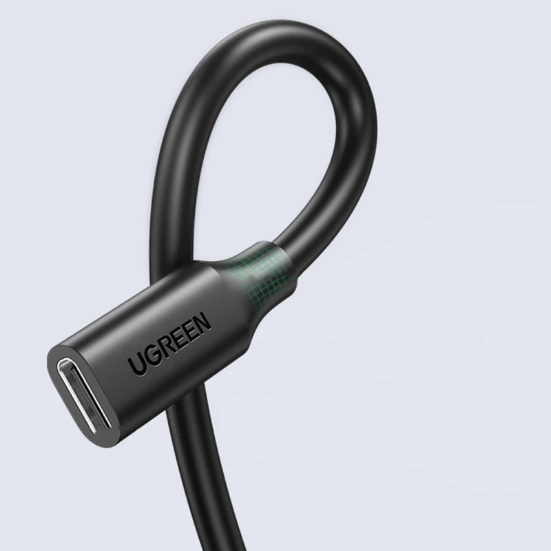 Ugreen cable extension adapter USB C (male) - USB C (female) 100W 10Gb/s 1m black
