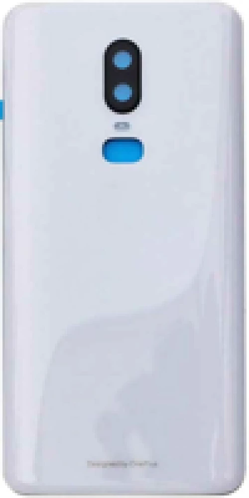 OnePlus (1071100109) Back Cover - White, for model OnePlus 6