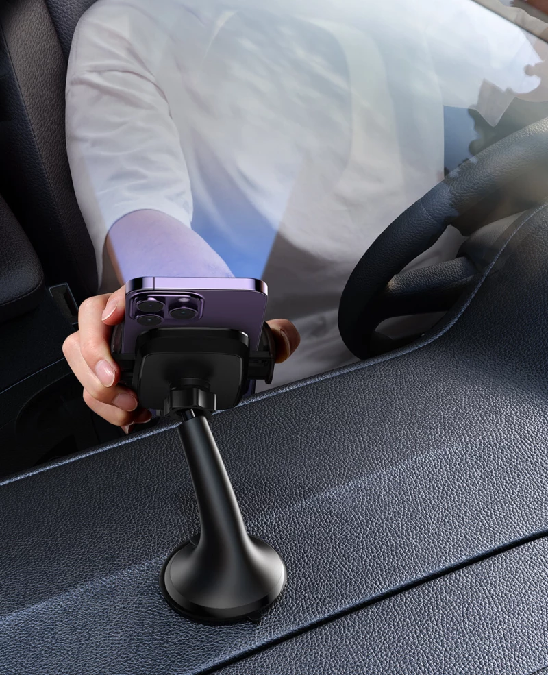Joyroom Car Mechanical Phone Holder for Cockpit Dashboard Black (JR-ZS259)