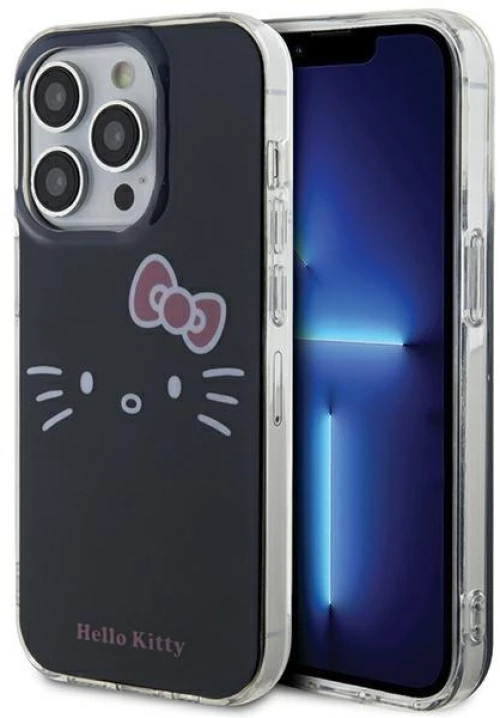 Hello Kitty IML Kitty Face case for iPhone 15 Pro Max - black
