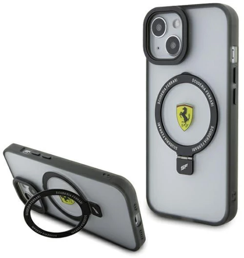 Ferrari Ring Stand 2023 Collection MagSafe Case for iPhone 15 Plus / 14 Plus - Transparent