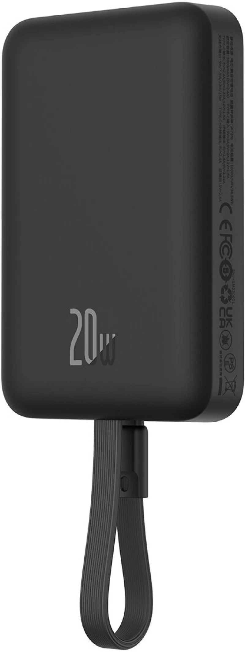 Baseus Magnetic Mini MagSafe Power Bank 10000mAh 20W με Θύρα USB-C Power - Black