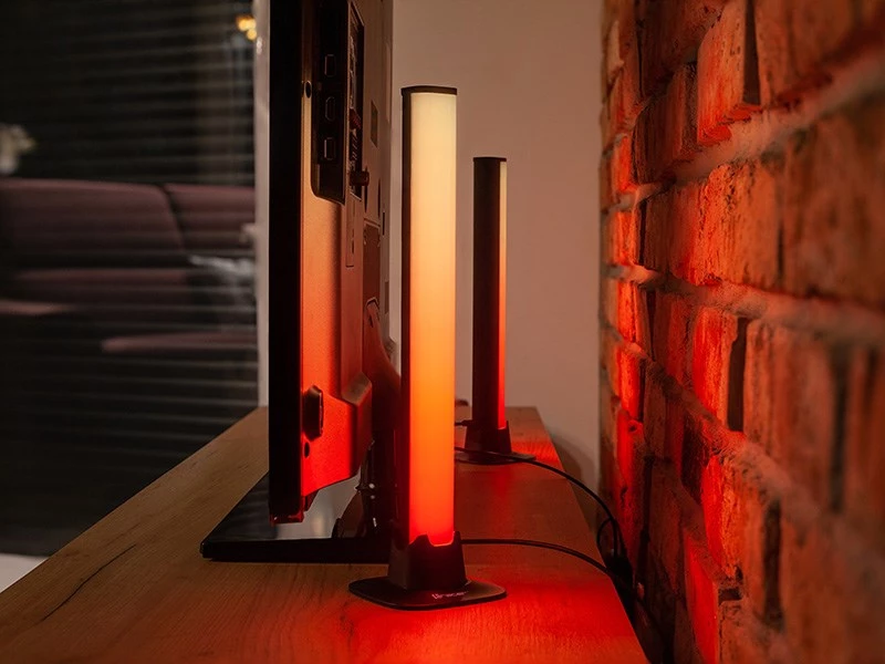 Tracer SET OF LAMPS SMART DESK RGB TUYA APP Smart table lamp Bluetooth Black