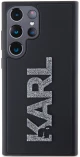Karl Lagerfeld 3D Rubber Glitter Logo case for Samsung Galaxy S23 Ultra - black