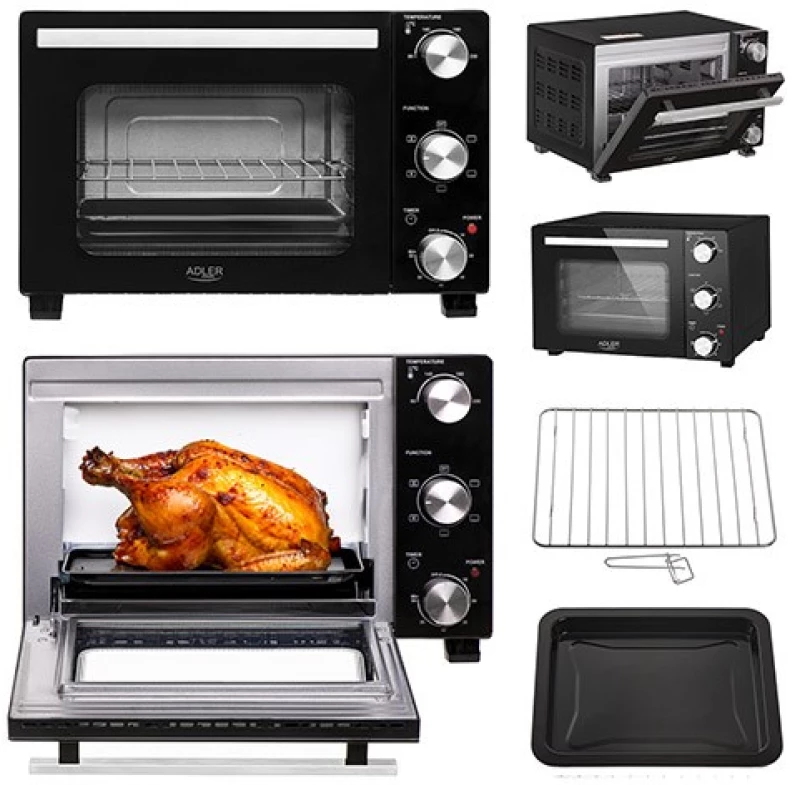 Adler AD 6024 oven Black