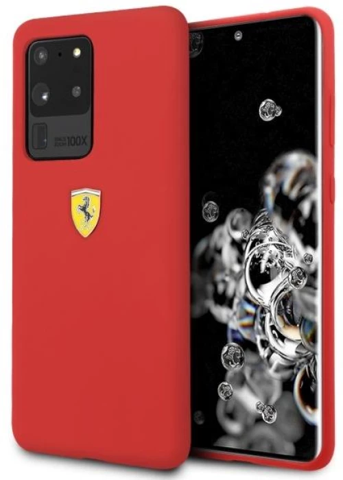 Ferrari Hardcase FESSIHCS69RE S20 Ultra G988 red Silicone