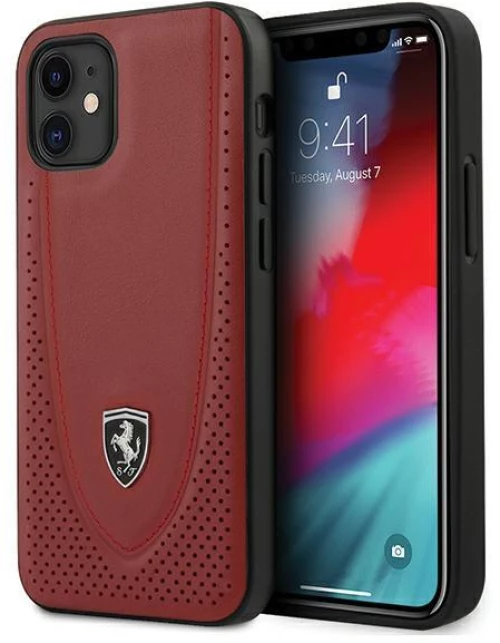 Ferrari FEOGOHCP12SRE iPhone 12 mini 5,4" red hardcase Off Track Perforated