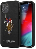 US Polo USHCP12LPUGFLBK iPhone 12 Pro Max 6.7 black / black Polo Embroidery Collection