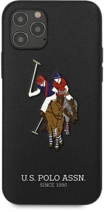 US Polo USHCP12LPUGFLBK iPhone 12 Pro Max 6.7 black / black Polo Embroidery Collection