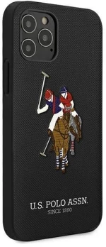 US Polo USHCP12LPUGFLBK iPhone 12 Pro Max 6.7 black / black Polo Embroidery Collection