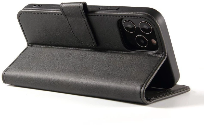 Magnet Case elegant bookcase type case with kickstand for Realme X50 Pro 5G black