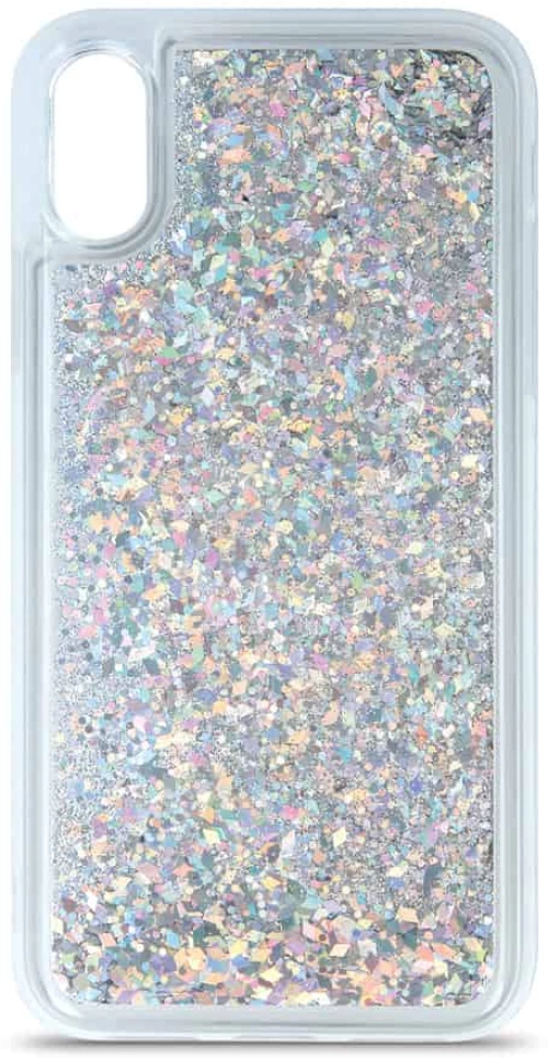 Liquid Sparkle TPU case for iPhone 13 Pro Max 6,7" silver