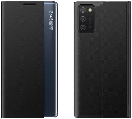 New Sleep Case cover with a stand function for Samsung Galaxy A03s (166.5) black