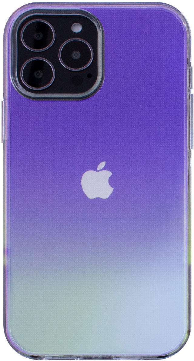 Aurora Case case for iPhone 13 gel neon cover purple