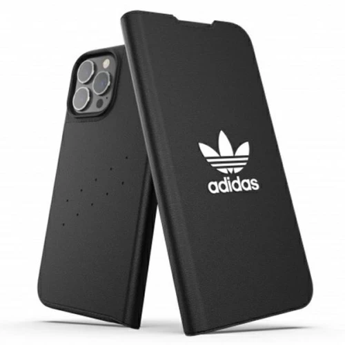 Adidas OR Booklet Case BASIC iPhone 13 Pro Max 6,7" czarno biaÅ‚y/black white 47127